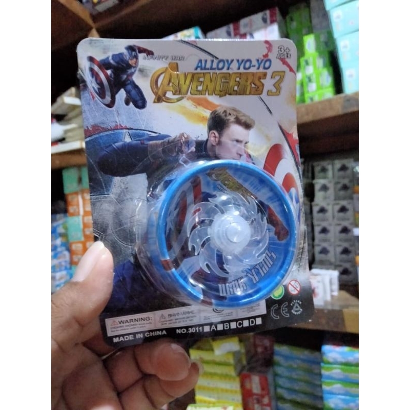 Yo-Yo Lumineux Avengers – 5 X 3 Cm, Effet Lumineux, Pour Enfants Dès 3 Ans