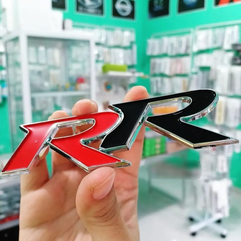 Jual Emblem Logo Rr Civic Honda Ukuran Original Bagasi Dan Grill Depan