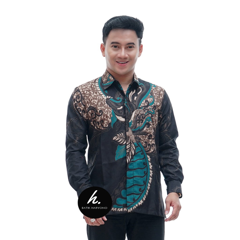 Jual Baju Kemeja Batik Pria Murah Lengan Panjang Dewasa Seragam Kerja ...