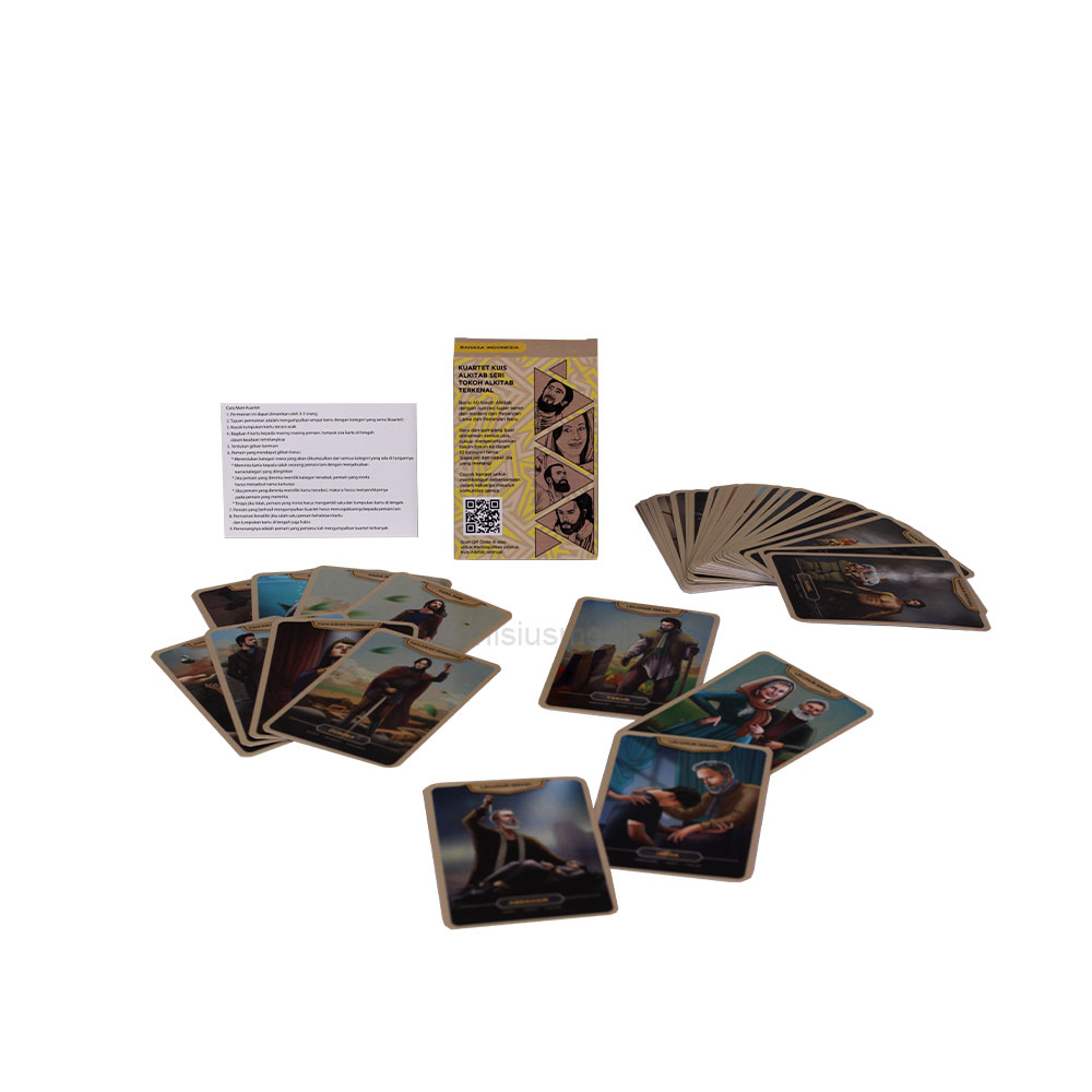 Jual Kartu Kuartet Kuis Alkitab Seri Tokoh ALkitab Terkenal(Bhs ...