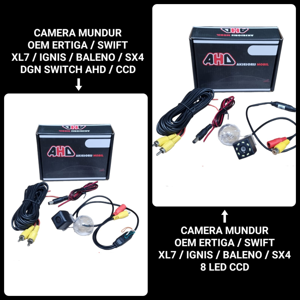 Jual AHD CAMERA MUNDUR/REAR CAMERA SUZUKI ERTIGA XL7 IGNIS BALENO SWIFT ...
