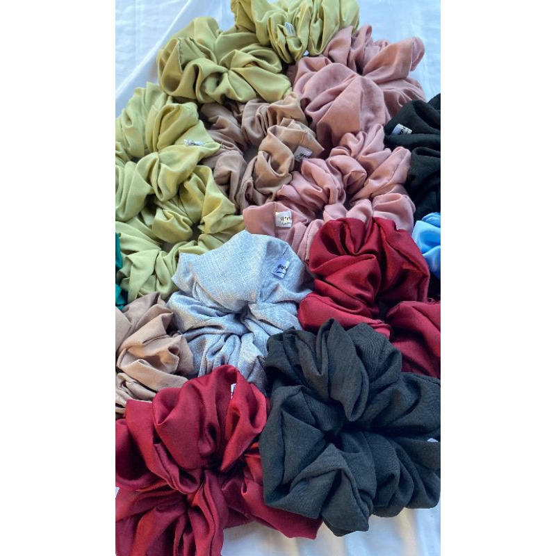 Jual Scrunchie Hijab Anti Pusing Cemol Hijab Anti Pusing Jumbo Shopee Indonesia 