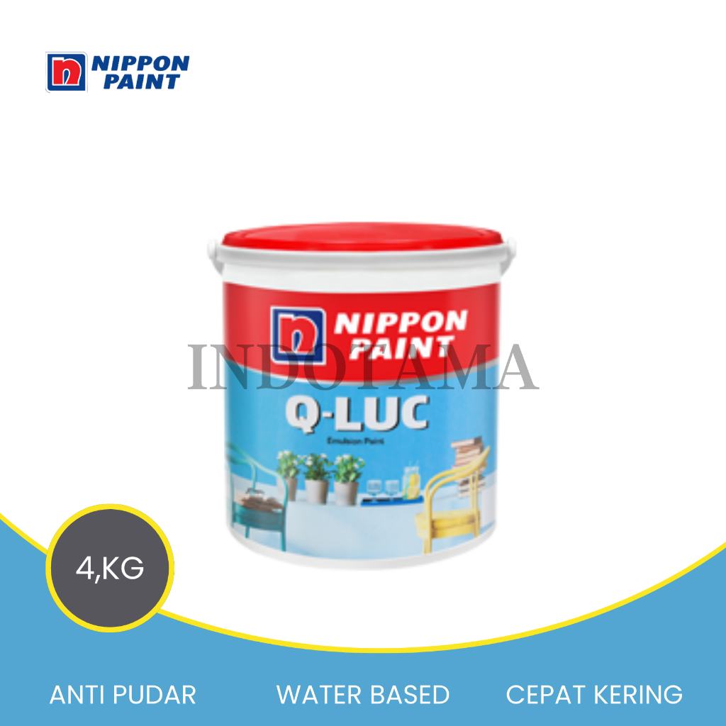 Jual Cat Tembok Interior Nippon Paint Q Luc Warna Putih Kg Shopee Indonesia