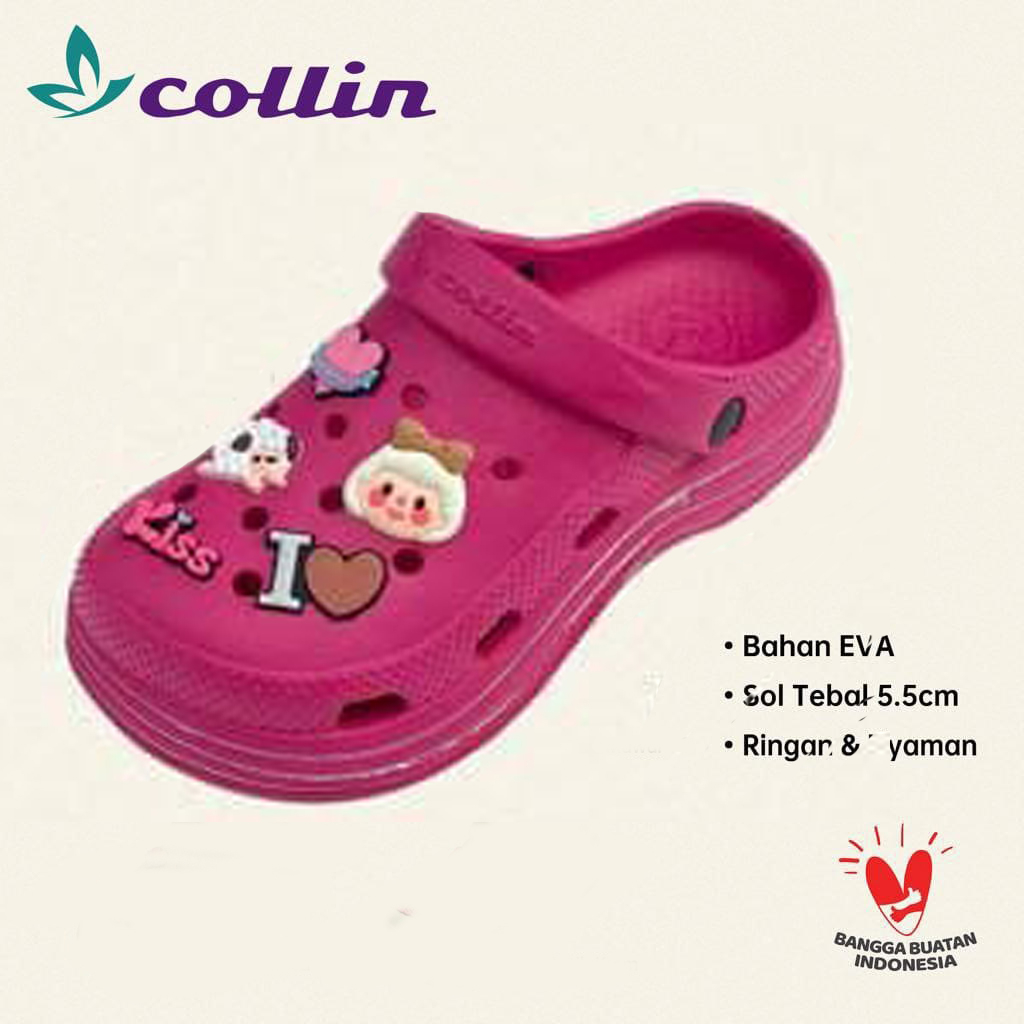 Jual SANDAL BAIM FUJI STIKER KODOK BAKPAO SELOP SLIP ON CEWEK CEWE ...