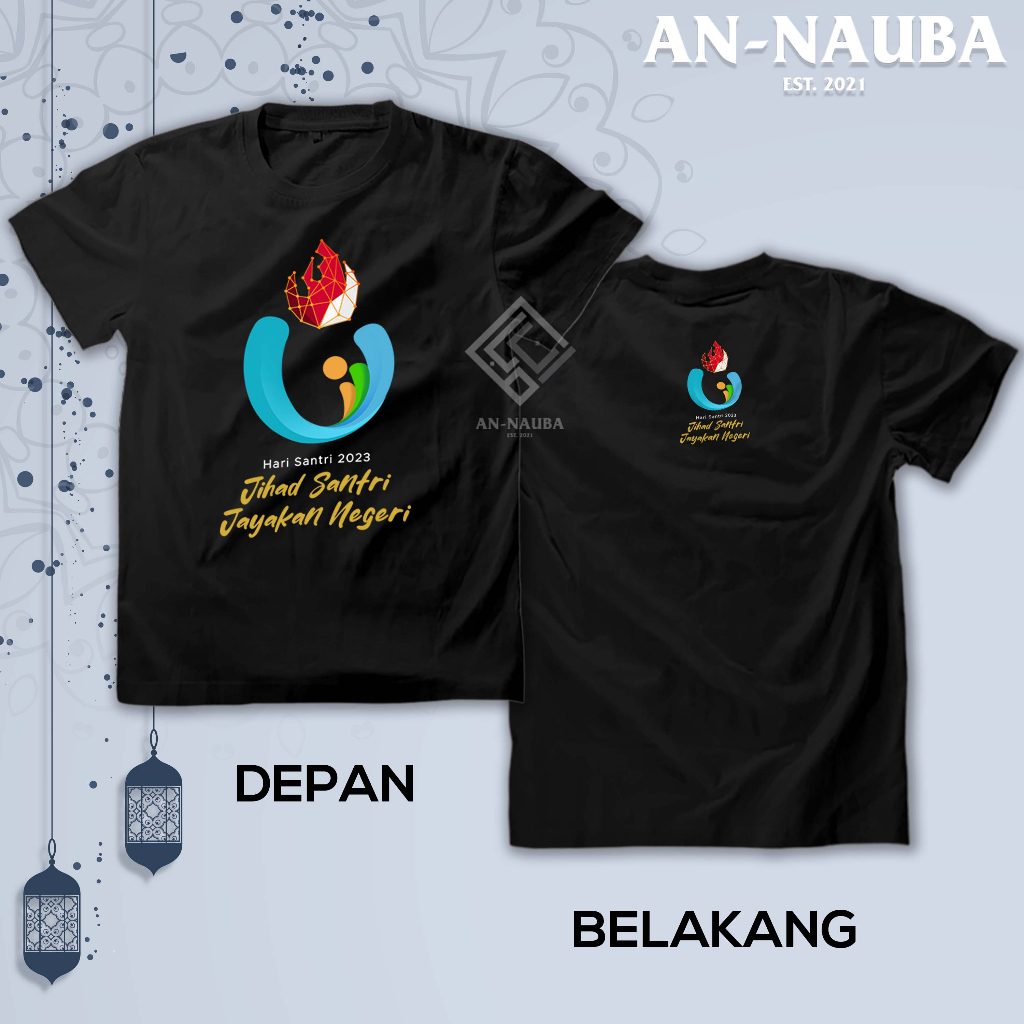 Jual KAOS HARI SANTRI 2023 JIHAD SANTRI JAYAKAN NEGERI / Baju Islam ...