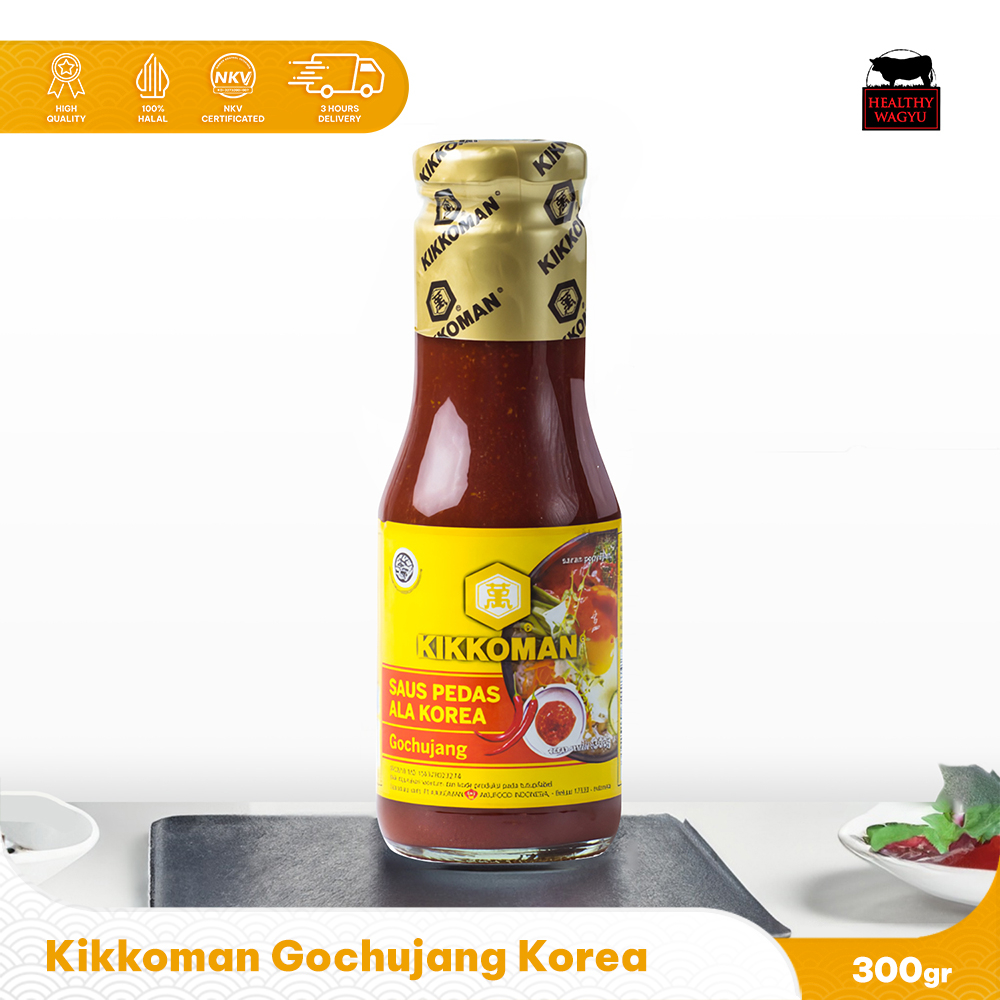 Jual Kikkoman Gochujang Sauce Saus Pedas Ala Korea Halal Gr Healthywagyu Shopee Indonesia