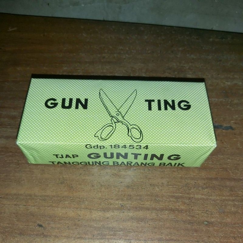 Jual Kartu Lintrik Ceki Cap Gunting 1 Pak isi 10 Set Tjap Gunting