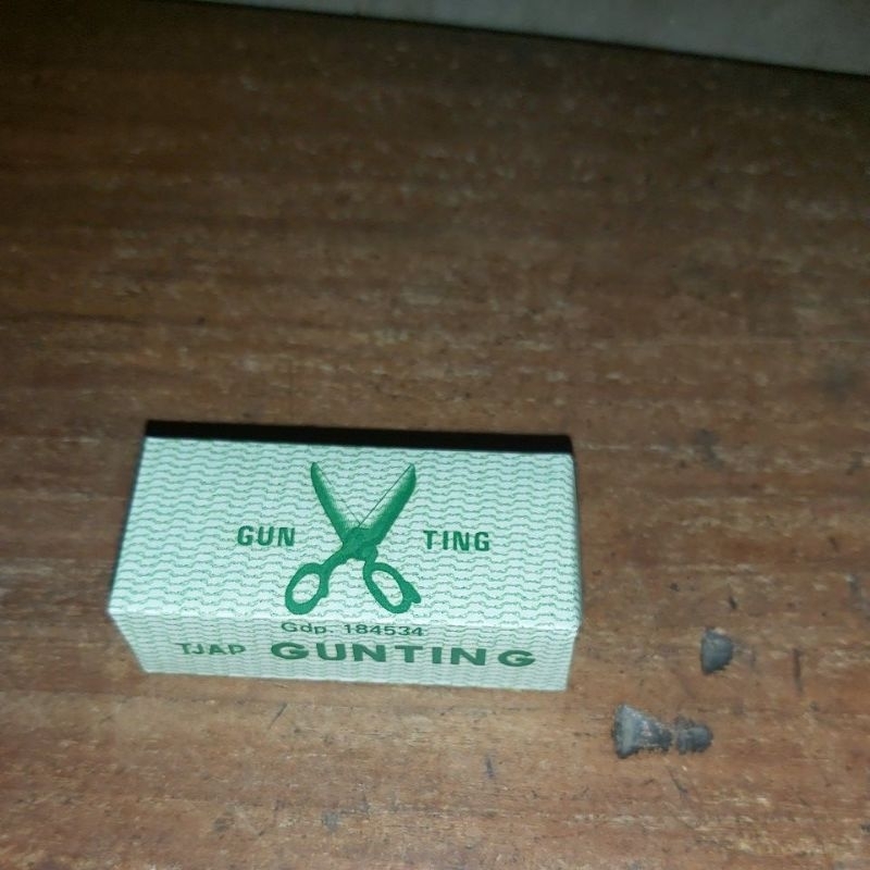 Jual Kartu Lintrik Ceki Cap Gunting 1 Set Tjap Gunting Tanggung Barang