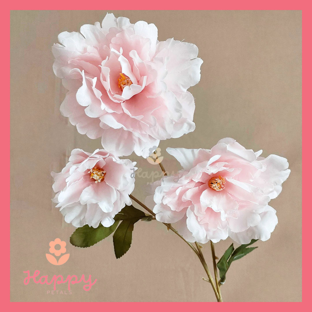 Jual Artificial Flower Kansas Peony Bunga Cabang Buatan Dekorasi ...