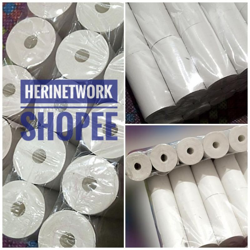 Jual Kertas Struk Kasir Thermal X Mm Isi Rol Shopee Indonesia