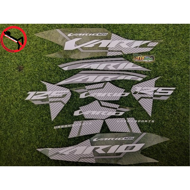 Jual Stiker Sticker Striping Transparan UV Variasi Honda Vario New 125