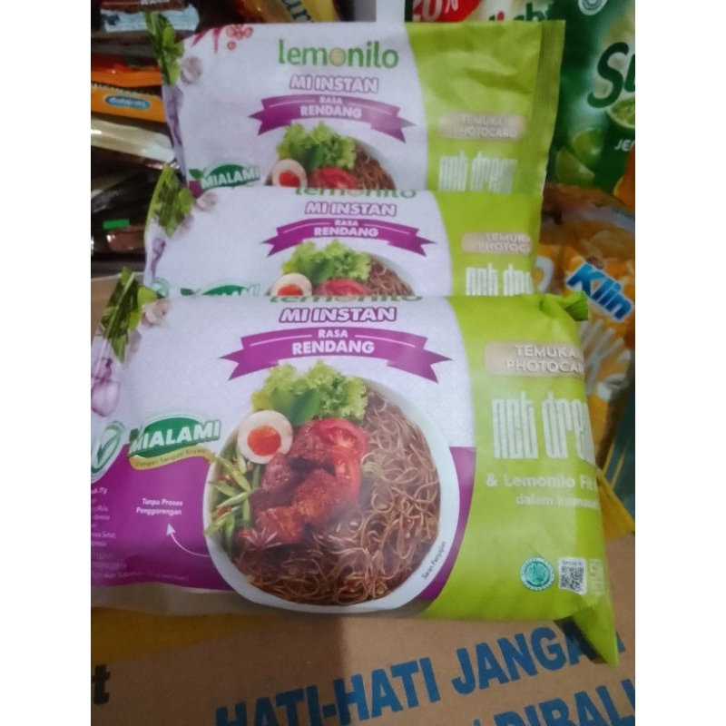 Jual LEMONILO Mie Goreng Rendang Special Edition NCT Dream Mie Sehat ...