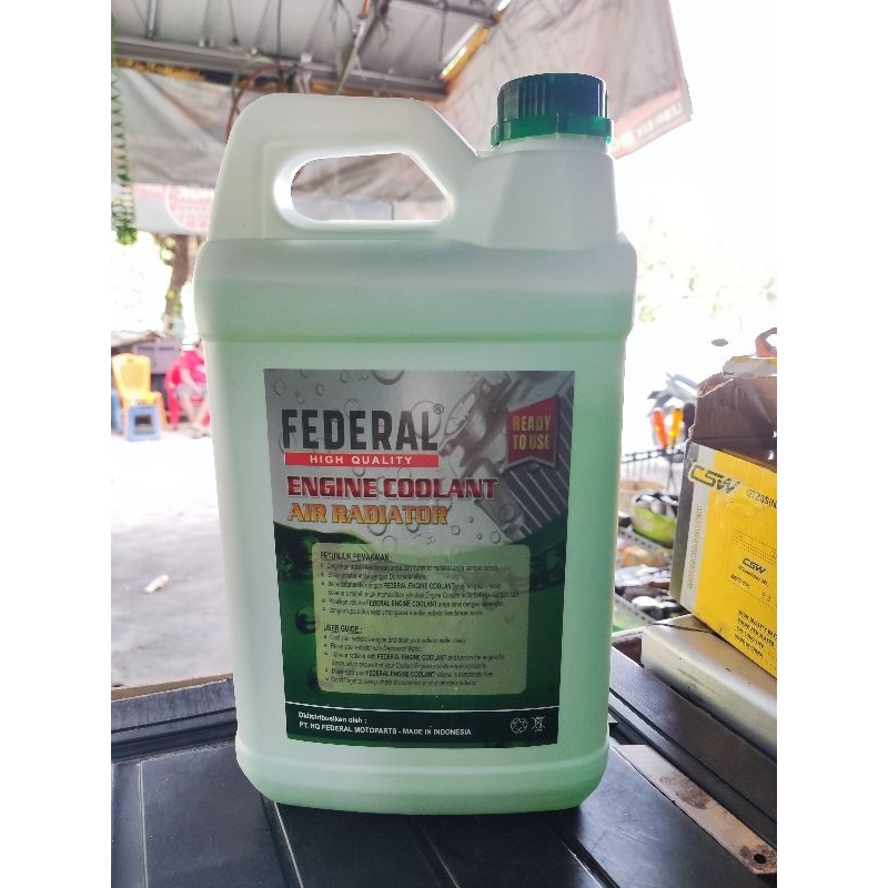Jual Air Radiator Kulen Coolant Federal isi 5 Liter untuk Motor - Mobil ...