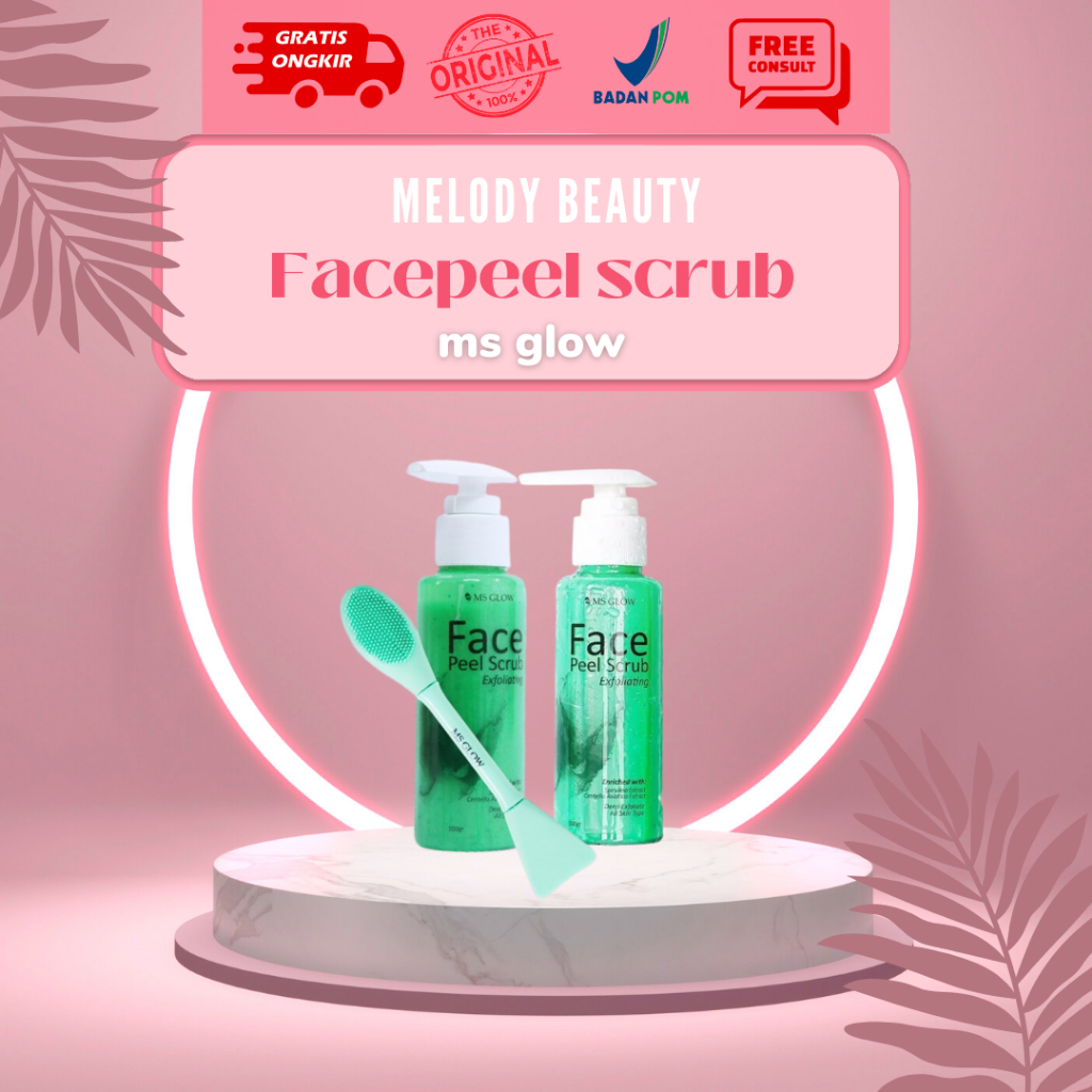 Jual [TERMURAH] FACE PEEL SCRUB MS GLOW | Shopee Indonesia