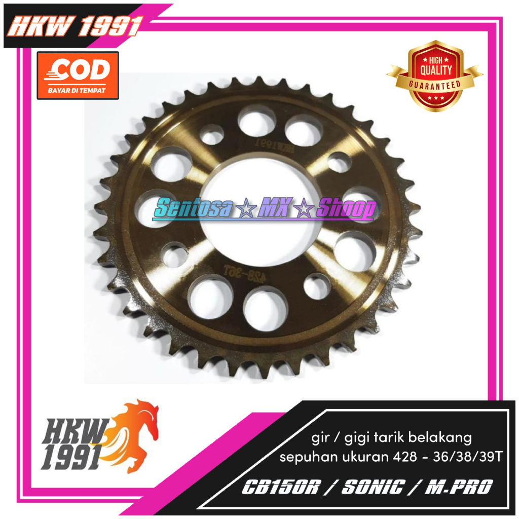 Jual GEAR / GIR BELAKANG 428 SEPUHAN HONDA CB150R OLD / CB150R LED V1