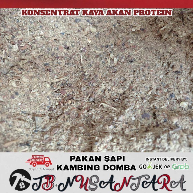 Jual Konsentrat Pakan Sapi Kambing Domba Bahan Alami Kaya Protein