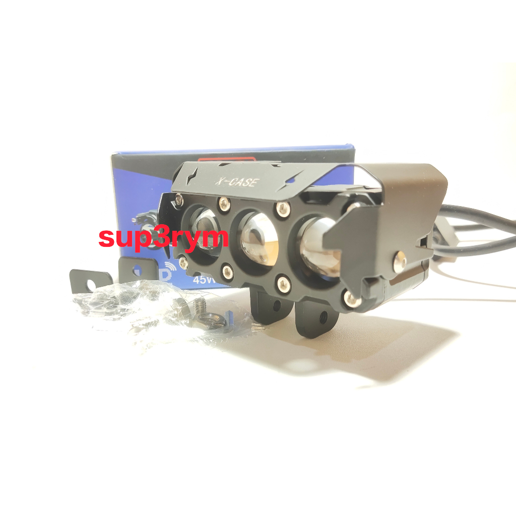 Jual lampu tembal led laser d2 cwl sql 3 mata 45 watt + 45watt 2 warna ...