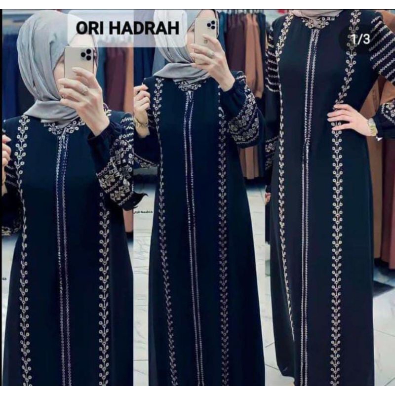 Jual Abaya Dubai Hadrah Ori | Shopee Indonesia