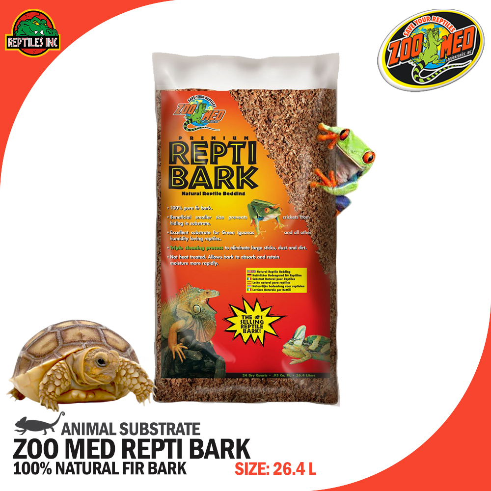 Jual Zoomed Repti Bark Bedding 26.4L Alas Kandang Reptil Iguana Biawak