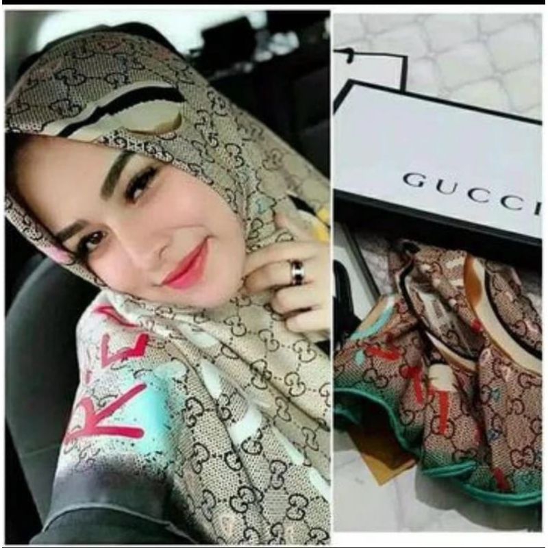 Jual Jilbab Hijab Gucci Shopee Indonesia