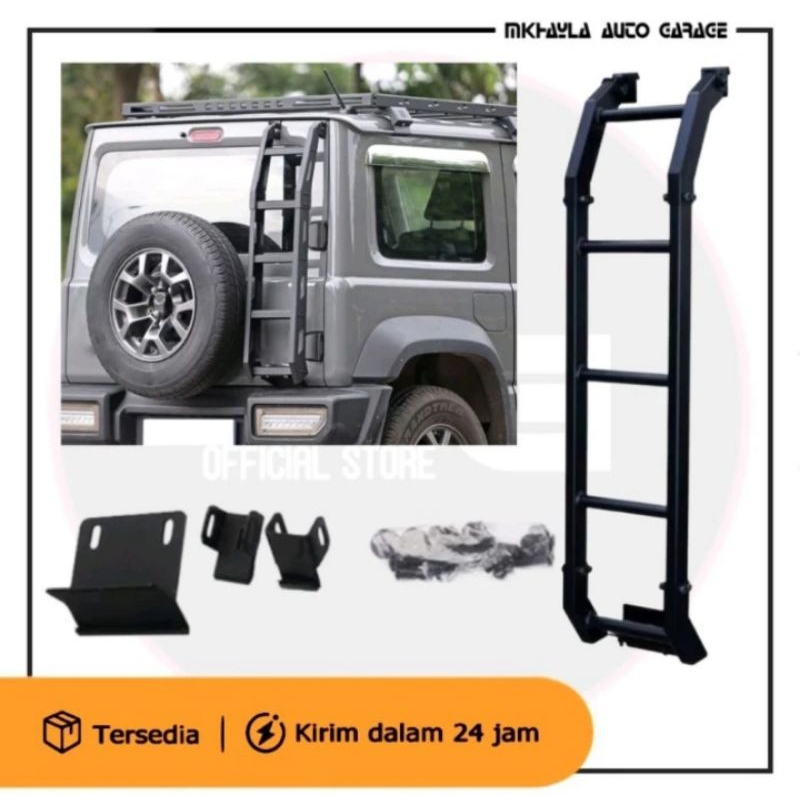 Jual Tangga Roof Rack Belakang Suzuki New Jimny JB64 JB74 SJ410 Katana