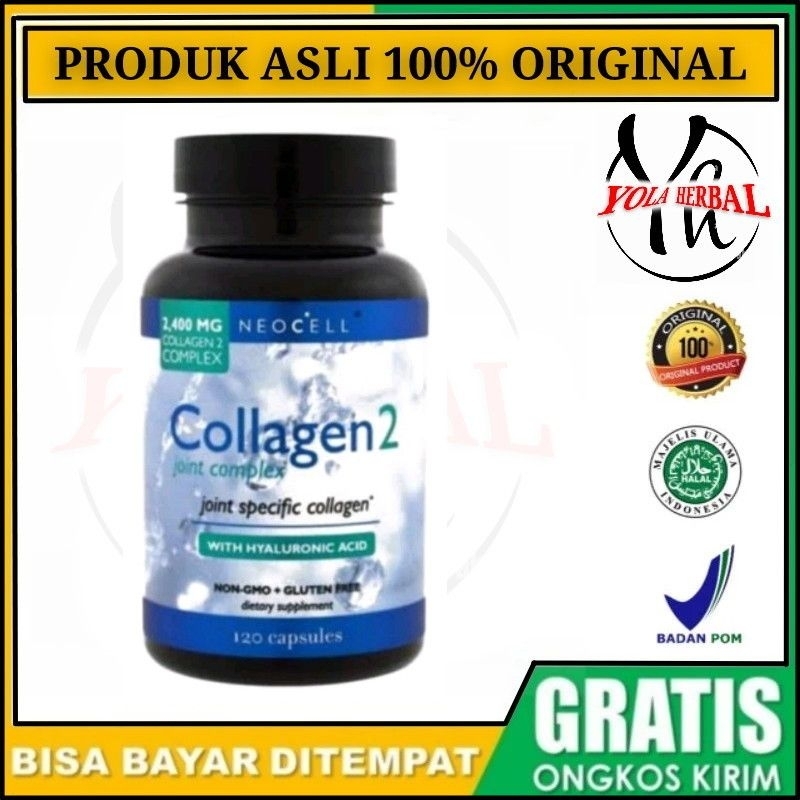 Jual NEOCELL COLLAGEN 2 JOINT COMPLEX 2,400MG - COLLAGEN C TYPE 2 120 ...