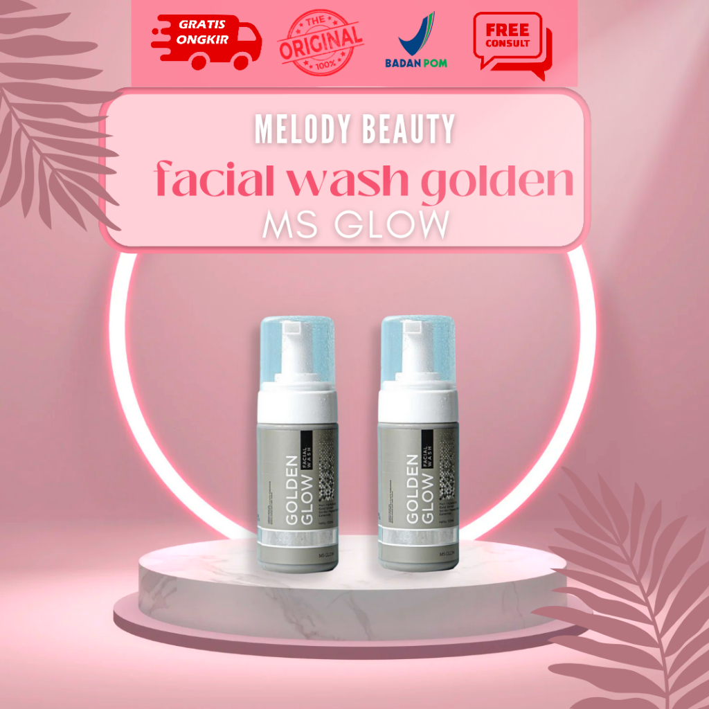 Jual GOLDEN GLOW FACIAL WASH MS GLOW | Shopee Indonesia