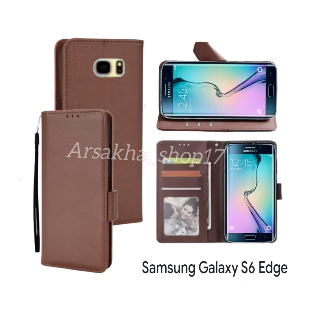 Leather Case Galaxy S6 Phone Cover Flip Case For SAMSUNG GALAXY S6 - Main Image