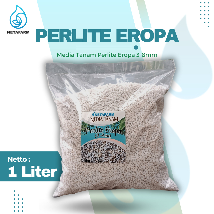 Jual Media Tanam - PERLITE EROPA 3-8mm - 1 liter | Shopee Indonesia