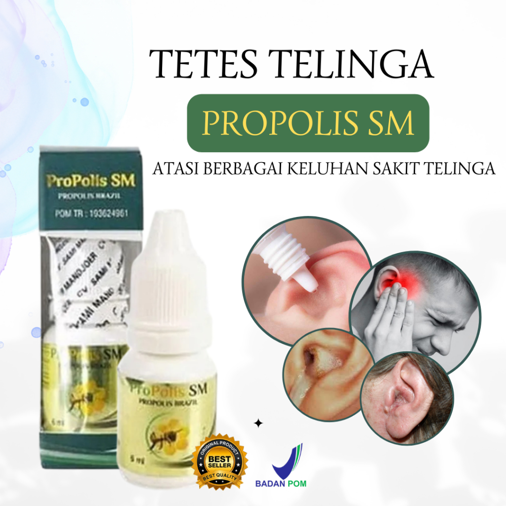 Jual Propolis SM - Telinga Congek, BerNanh, Bau Busuk, Curek, Telinga ...