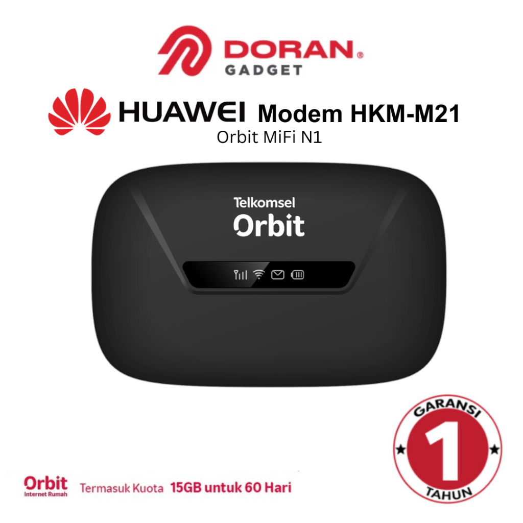 Jual HKM-M21 | Orbit MiFi N1 Telkomsel HKM M21 Modem WiFi 4G | Shopee ...