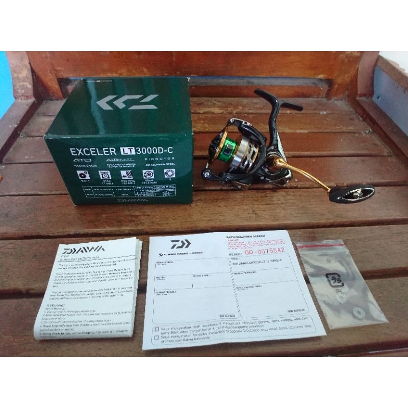 Jual daiwa exceler LT 3000 D C(bekas belum pakai) | Shopee Indonesia