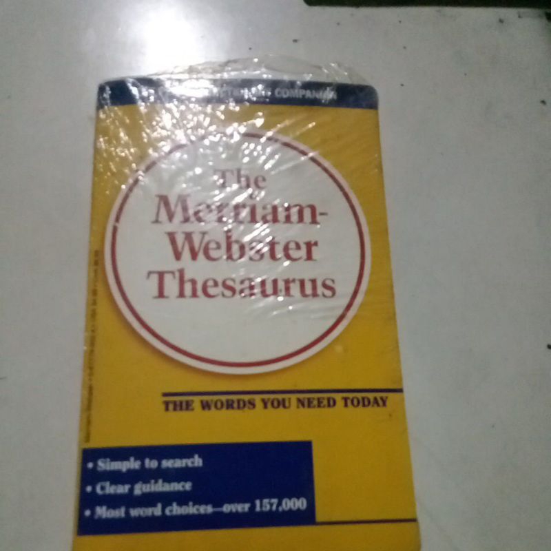 Jual Buku Original,The Merriam ster Thesaurus Shopee Indonesia