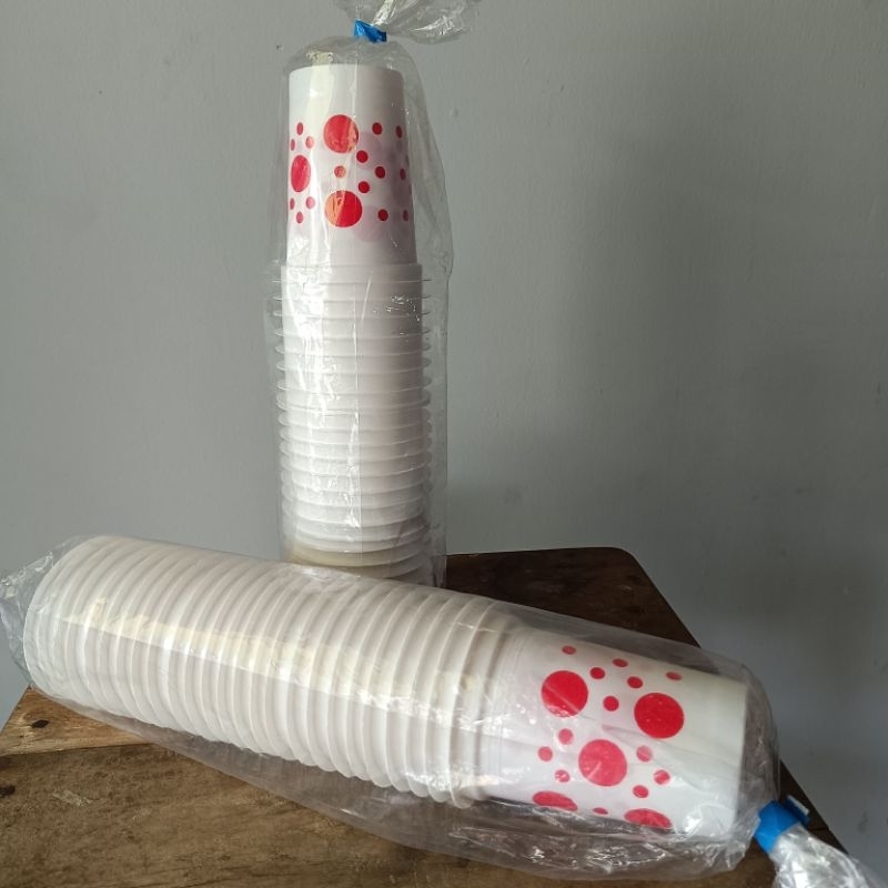 Jual Cup plastik bola isi 25pcs | Shopee Indonesia
