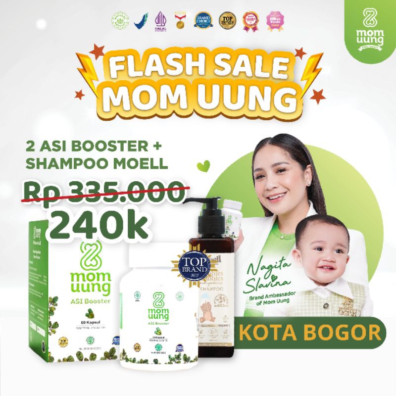 Jual ASI BOOSTER MOM UUNG 60 kapsul / MOM UUNG PELANCAR ASI BOGOR