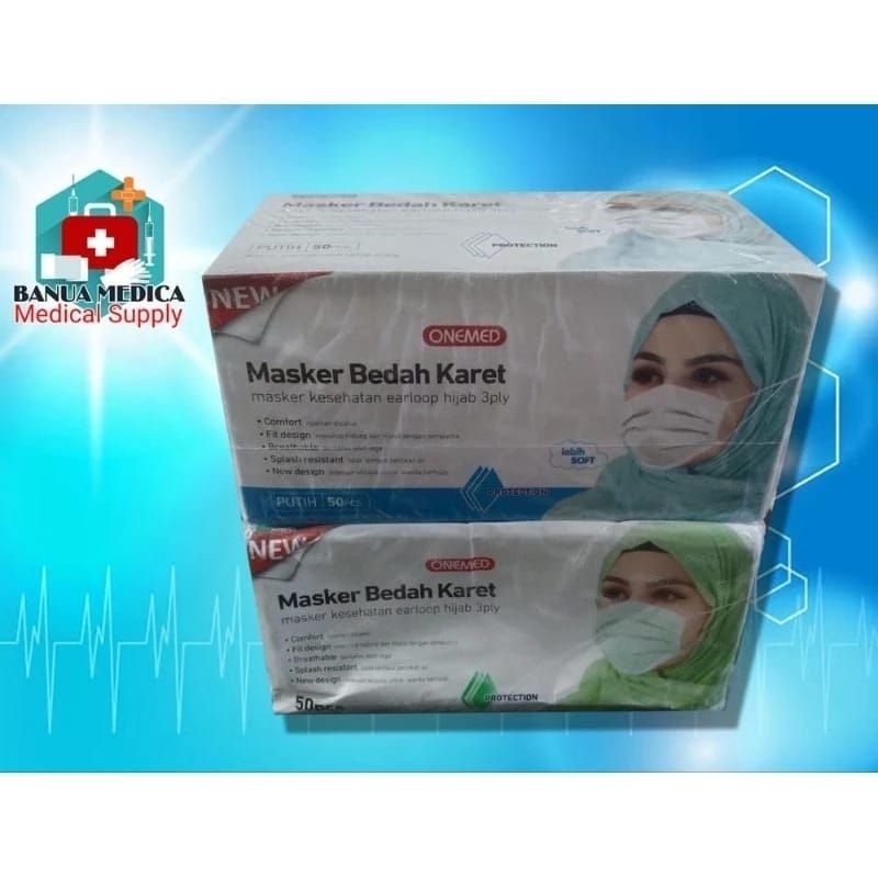 Jual Masker Headloop /Hijab / Jilbab Onemed | Shopee Indonesia