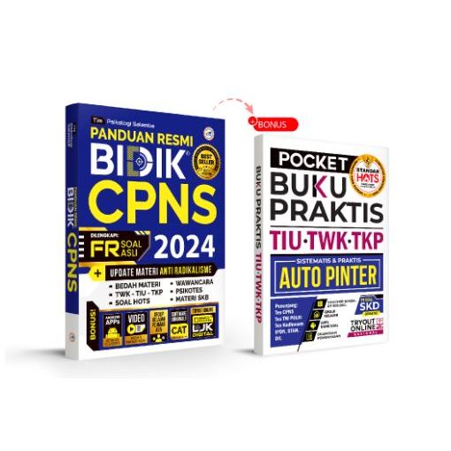 Jual Buku Panduan Resmi Bidik Cpns Bonus Pocket Tiu Twk Dan Tkp Bidik Cpns Ptiu Baru