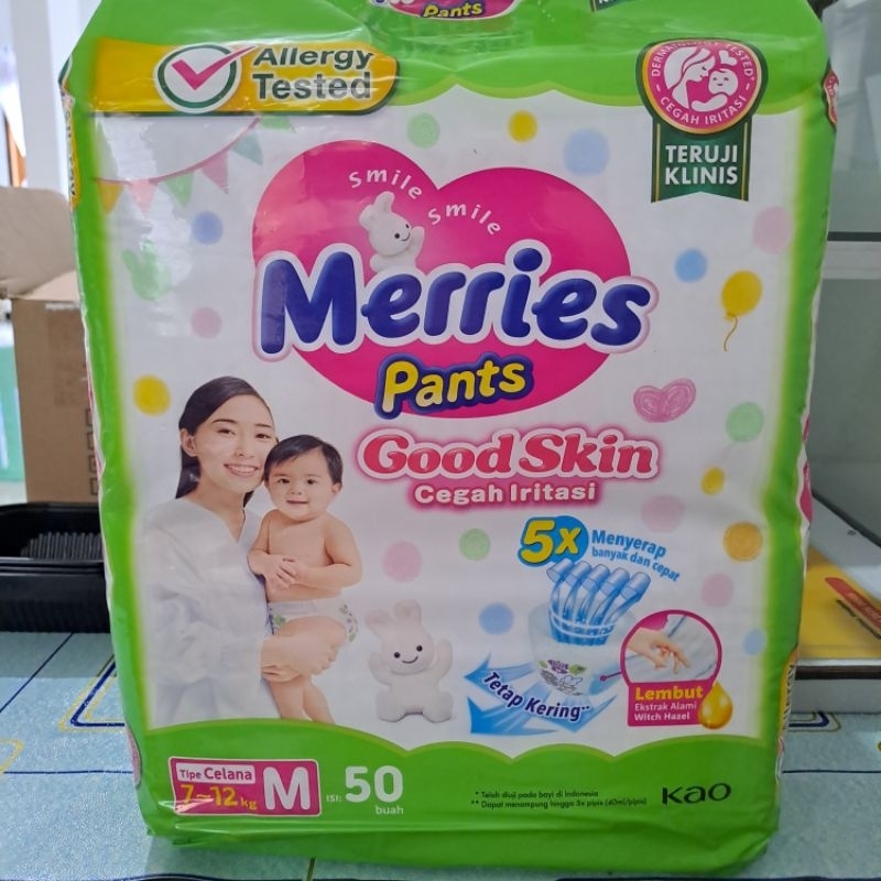 Jual Merries Good Skin M50/L44/XL38/Merries pants good skin/popok ...