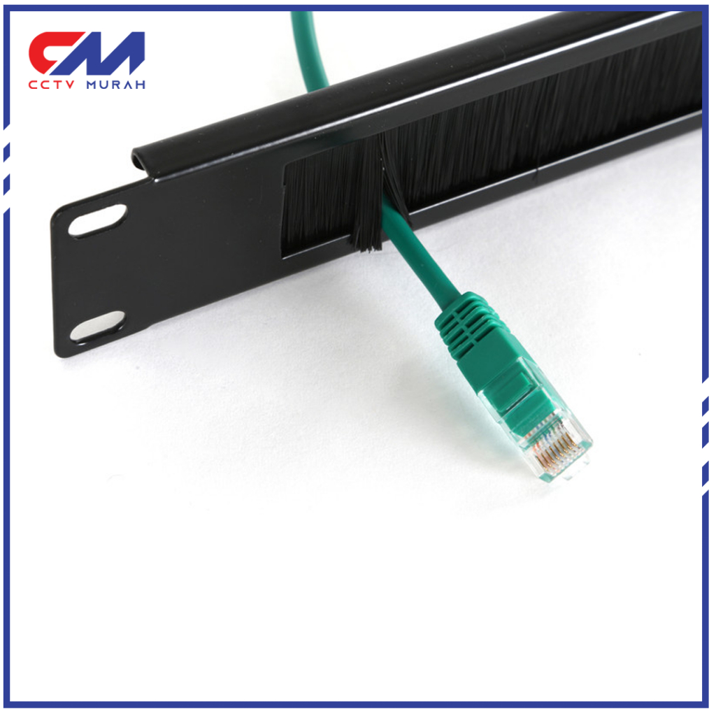 Jual Brush Blank Panel 1 U Cable Management Rack Mount Server | Shopee ...