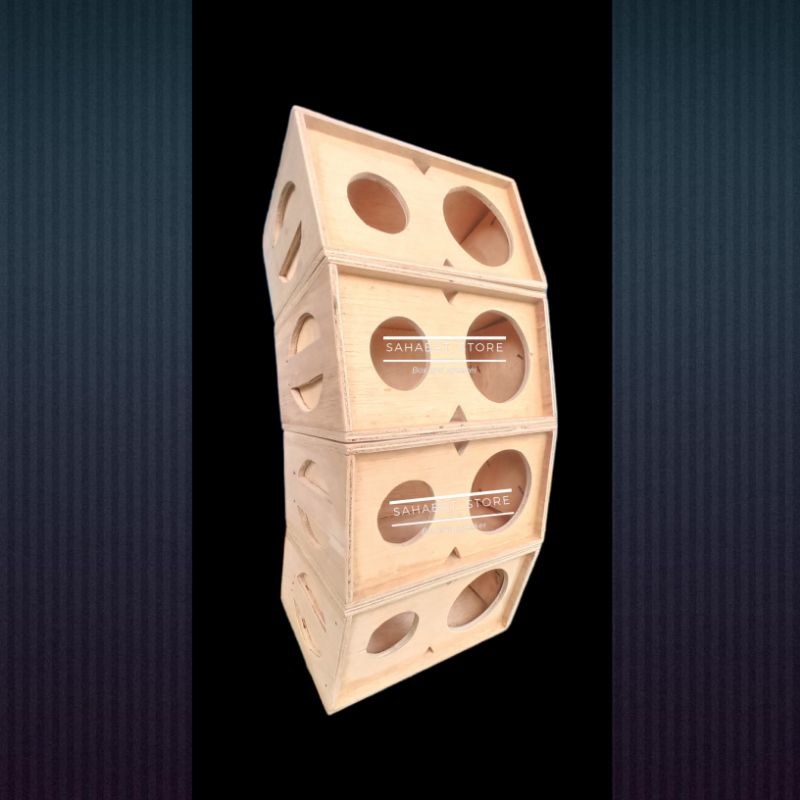 Jual Box Speaker Line Array 4 inch Single Plus Tweeter Tebal Triplek 9