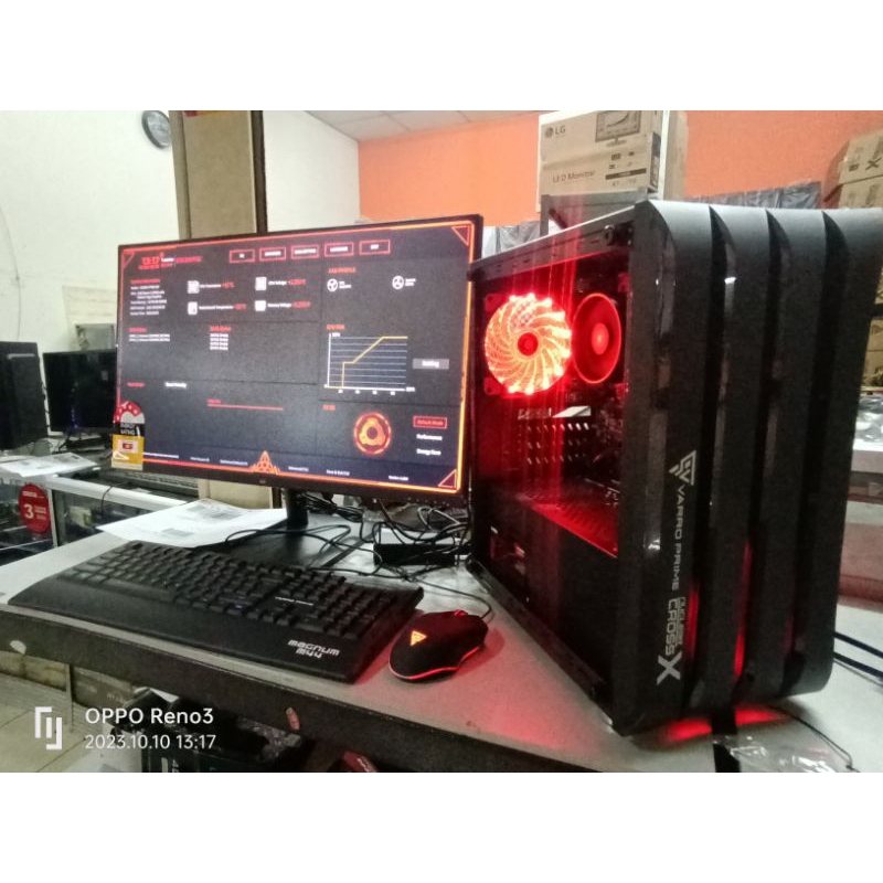 Jual Pc Gaming Fullset Amd Ryzen Ram Gb Ddr Ssd Gb