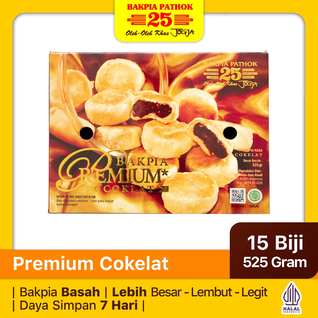 Jual Bakpia Pathok 25 Premium Cokelat | Oleh-Oleh Khas Jogja | Shopee ...