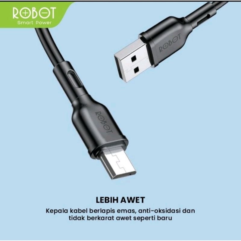 Jual Kabel Data Robot Rbm Micro Usb A Cm Shopee Indonesia