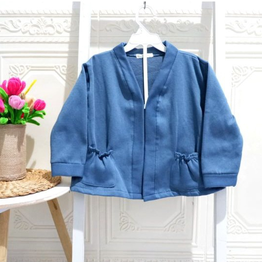 Jual Cardigan Anak Perempuan Korean Style Terbaru Bahan Cotton Fleece