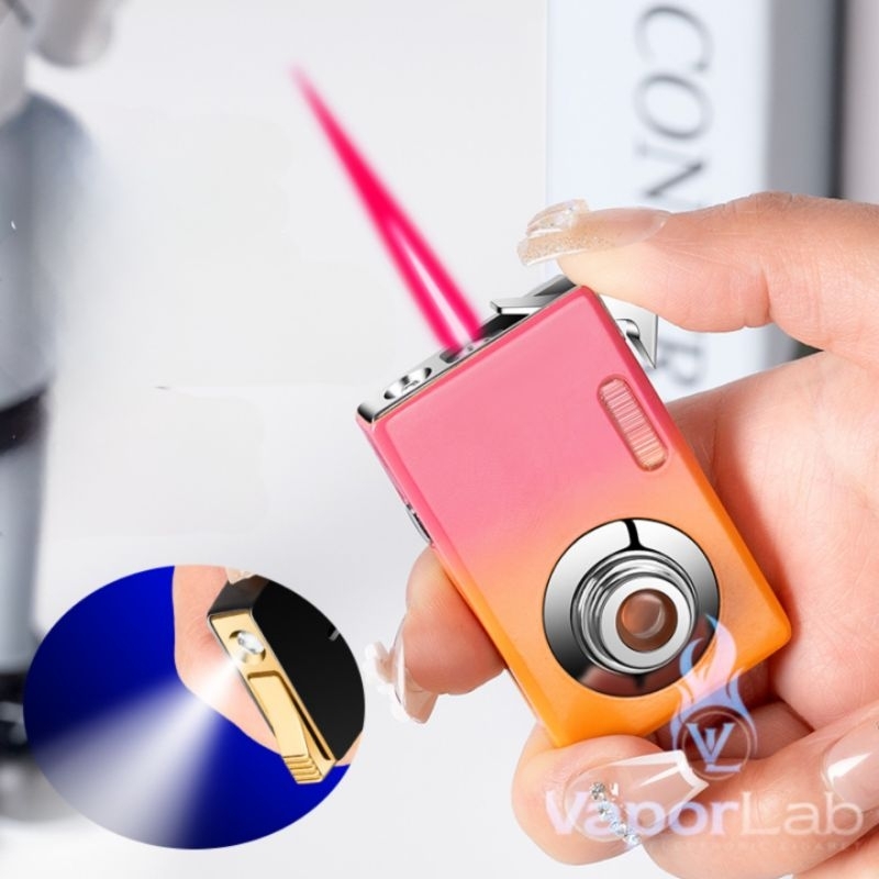 Jual korek api senter led bara gas torch camera lighter unik murah ...