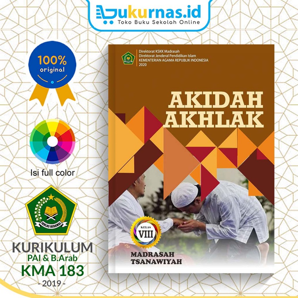 Jual Buku Siswa Akidah Akhlak Kelas 8 MTs KEMENAG | Shopee Indonesia