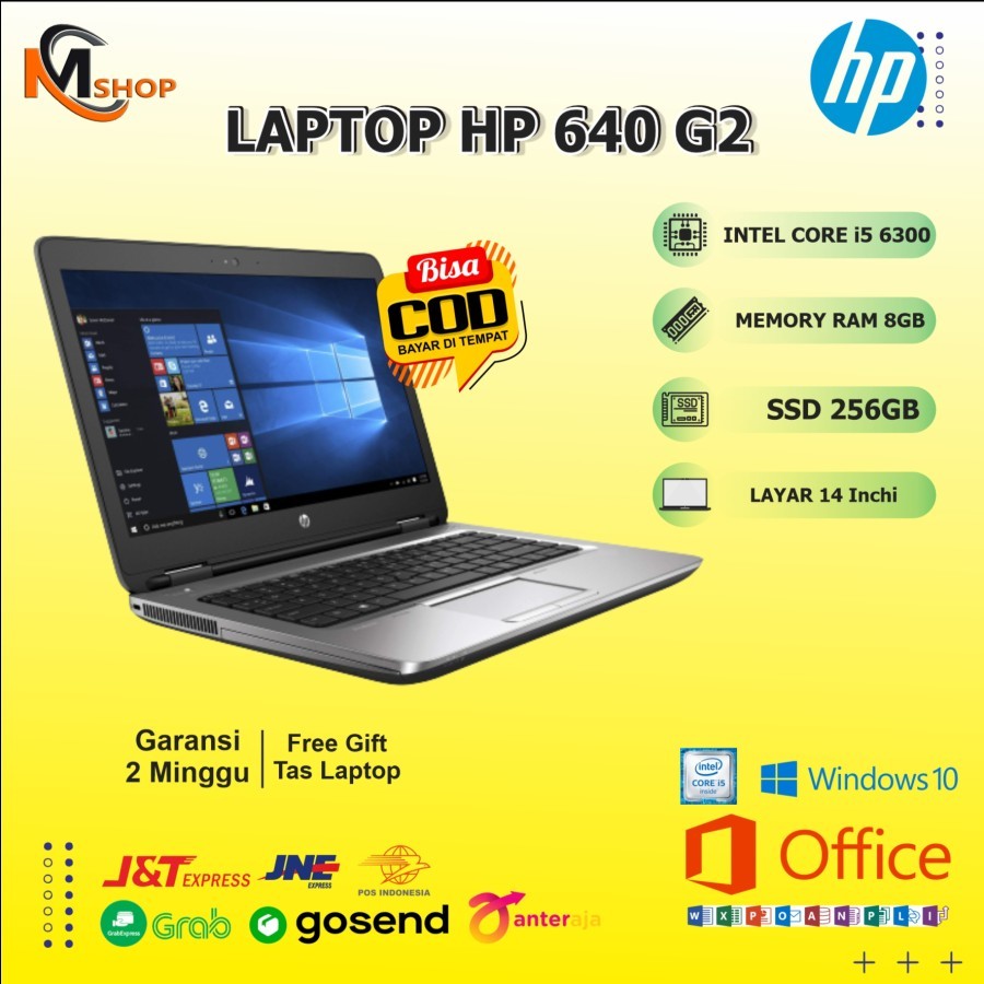 Jual Laptop Hp Probook 640 G2 Core I5 Gen 6 Ram 8gb Ssd 256gb 14 Inch Shopee Indonesia 5729