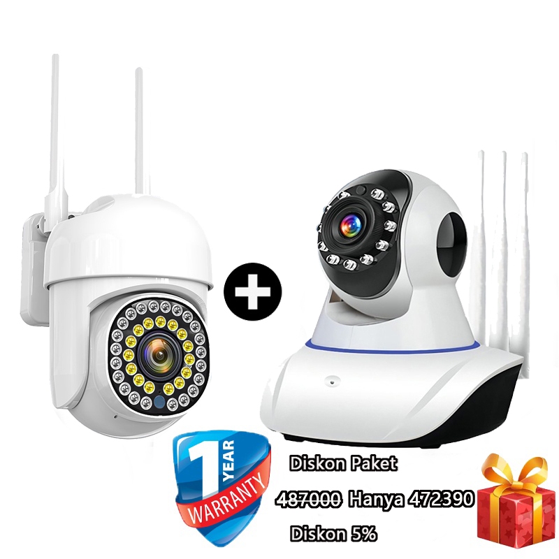 Jual CCTV V380 Wireless Smart Camera Luar Ruangan Kamera 1080P ...