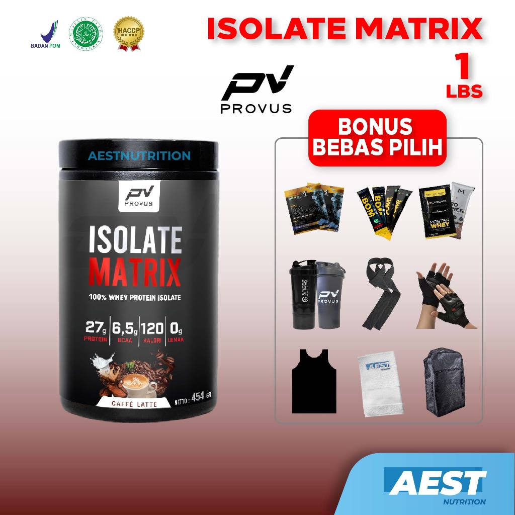 Jual Provus Isolate Matrix Gram Lb Susu Whey Protein Isolate