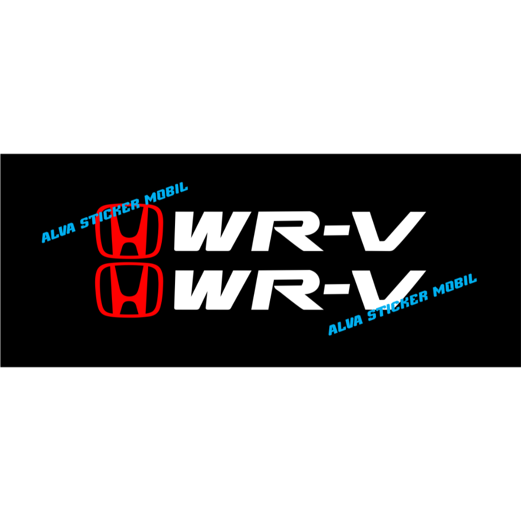 Jual (ALVA) sticker stiker buat talang air wr-v cutting stiker mobil ...
